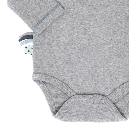 OrganicEra Bio-Baby-L/S-Bodysuit, Grau