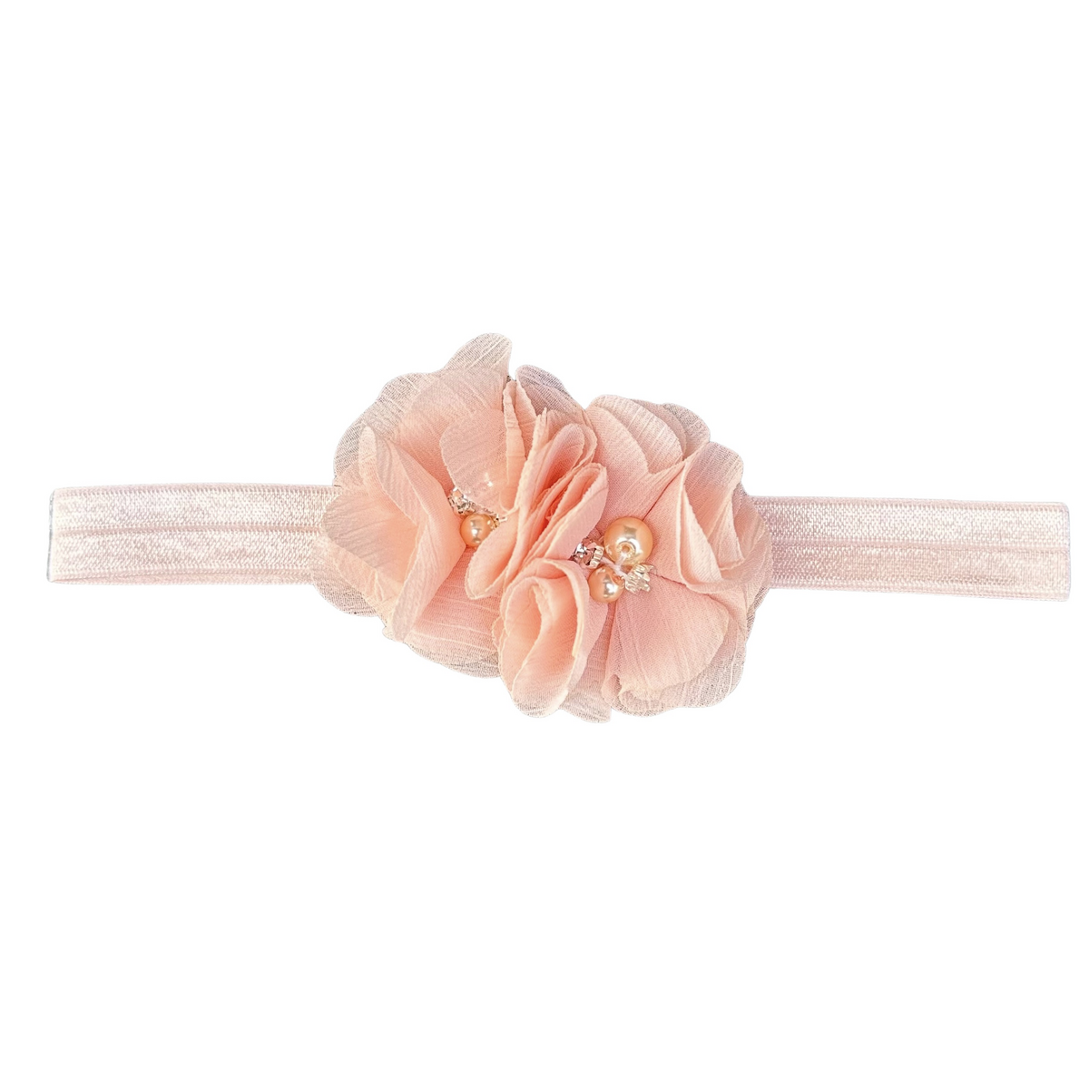 May Mays | Annabel Haarband | Blumen Rosa | Glitzerdiamanten