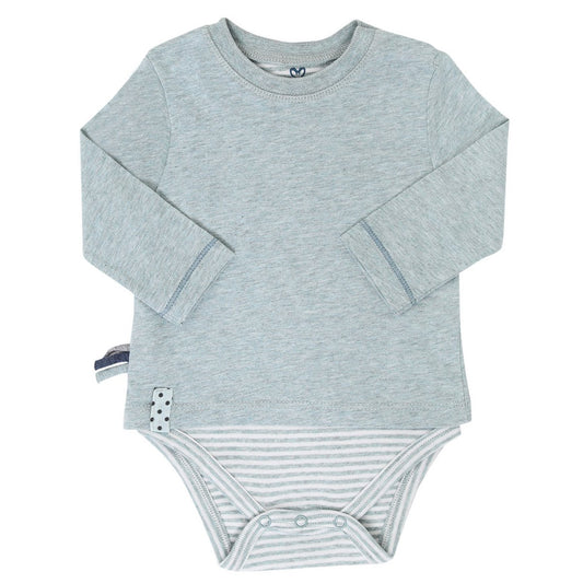 OrganicEra Organic Baby L/S T-Shirt Body, Aqua