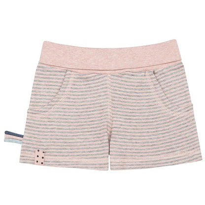 OrganicEra Bio-Baby-Shorts, rosa gestreift