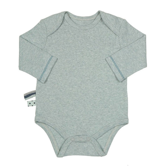 OrganicEra Bio-Baby-L/S-Bodysuit, Aqua